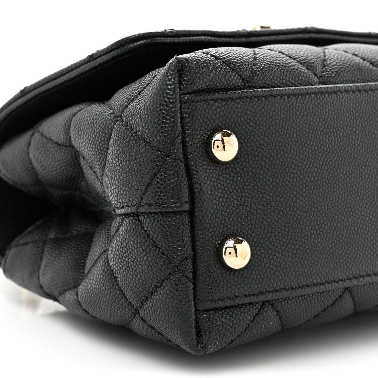 Chanel Caviar Quilted Extra Mini Coco Handle Flap Black 10 of 11