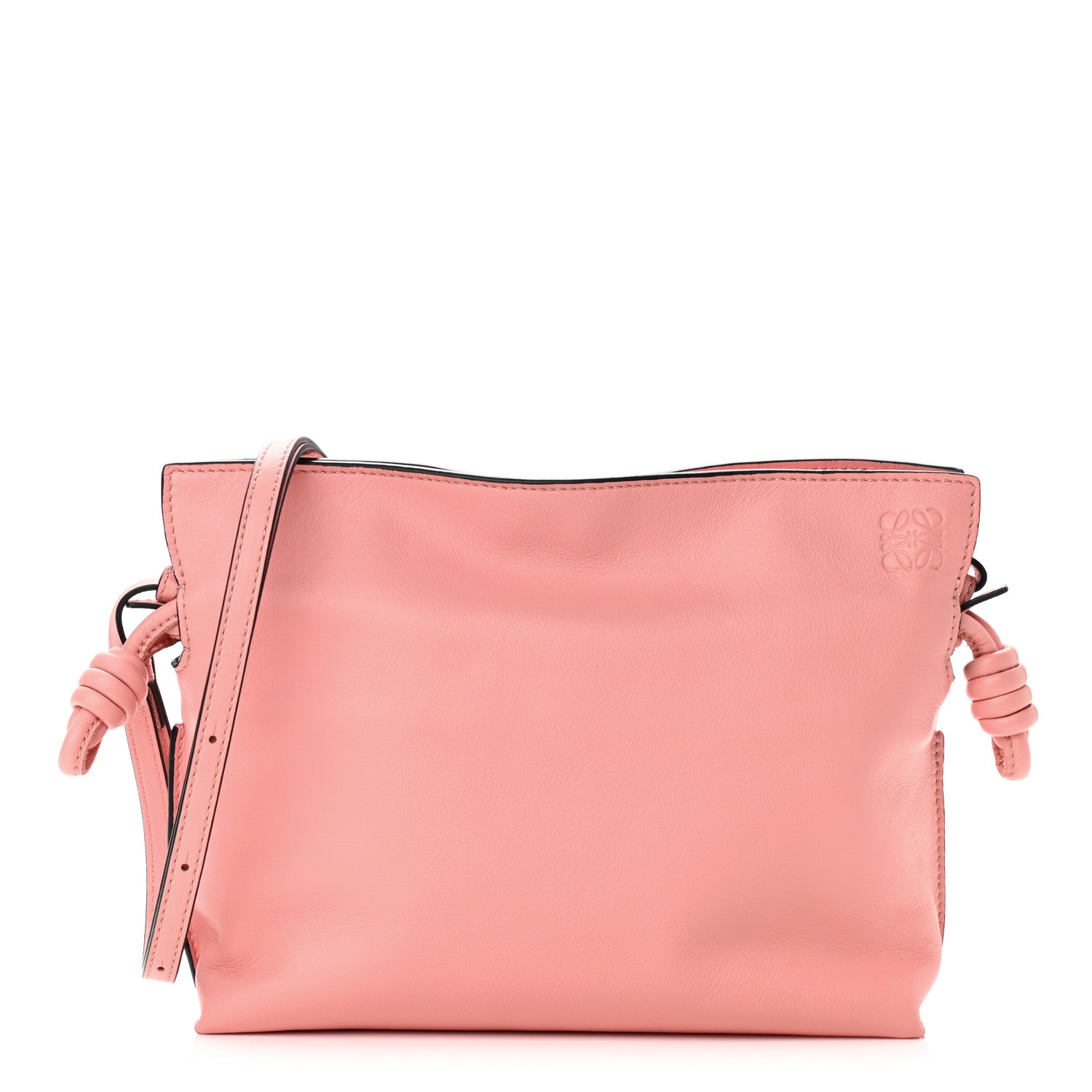 Loewe Calfskin Mini Flamenco Knot Clutch Blossom 1 of 13