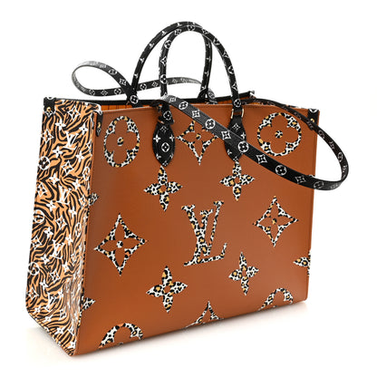 Louis Vuitton Monogram Giant Jungle Onthego GM Black 3 of 10