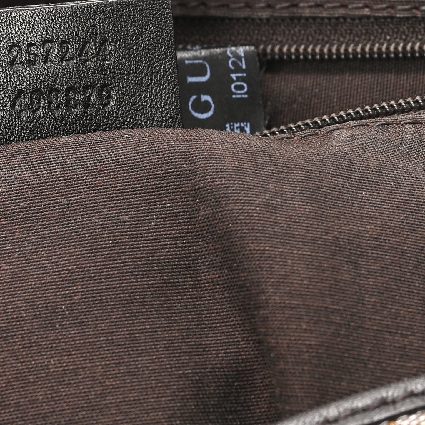 Metallic Monogram XL Shopper Tote Brown