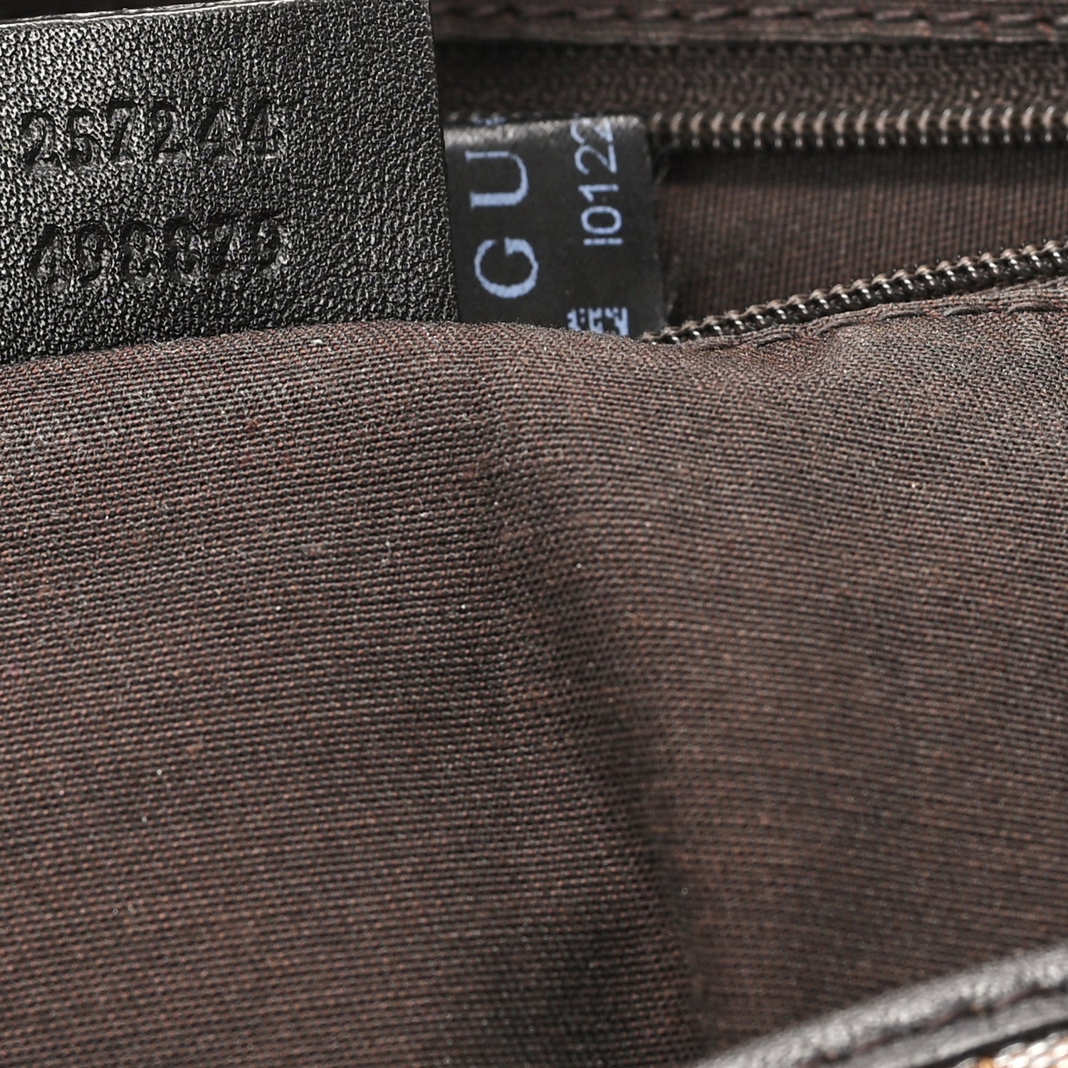 Gucci Metallic Monogram XL Shopper Tote Brown 7 of 11