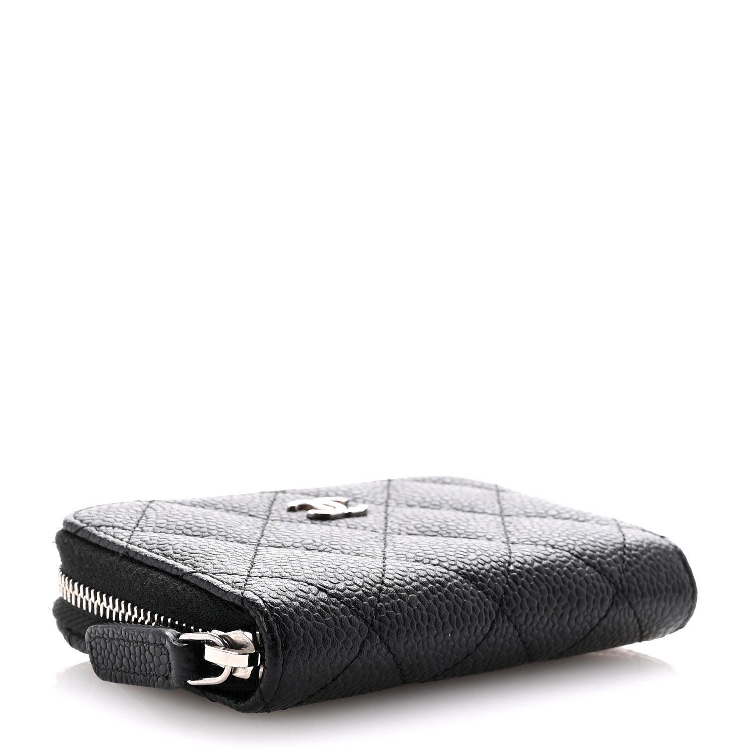 Chanel Caviar Quilted Classic Zipped Coin Purse Black 4 of 7