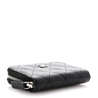 Chanel Caviar Quilted Classic Zipped Coin Purse Black 4 of 7