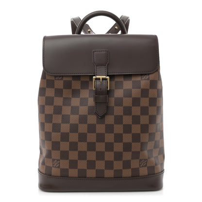 Louis Vuitton Damier Ebene Soho Backpack 1 of 12