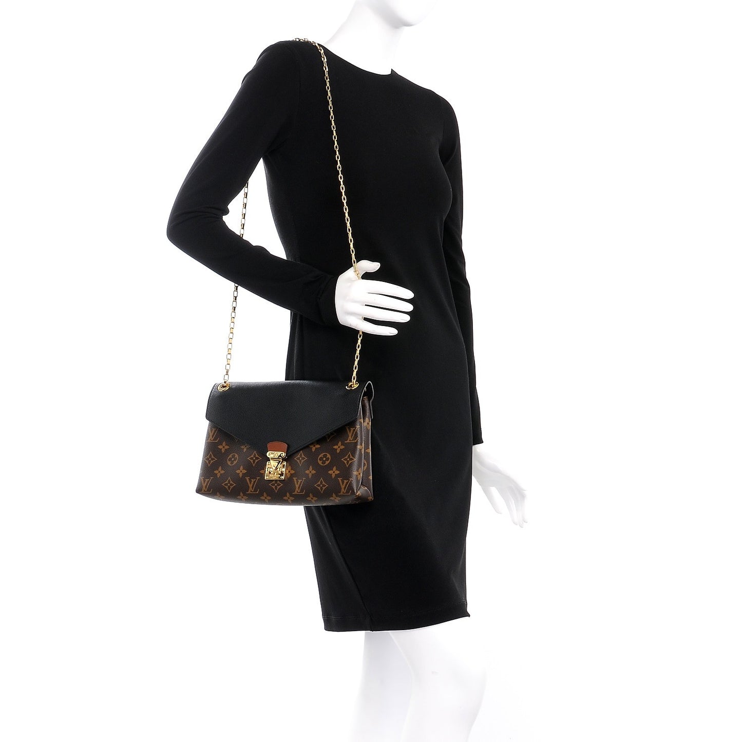 Monogram Pallas Chain Black