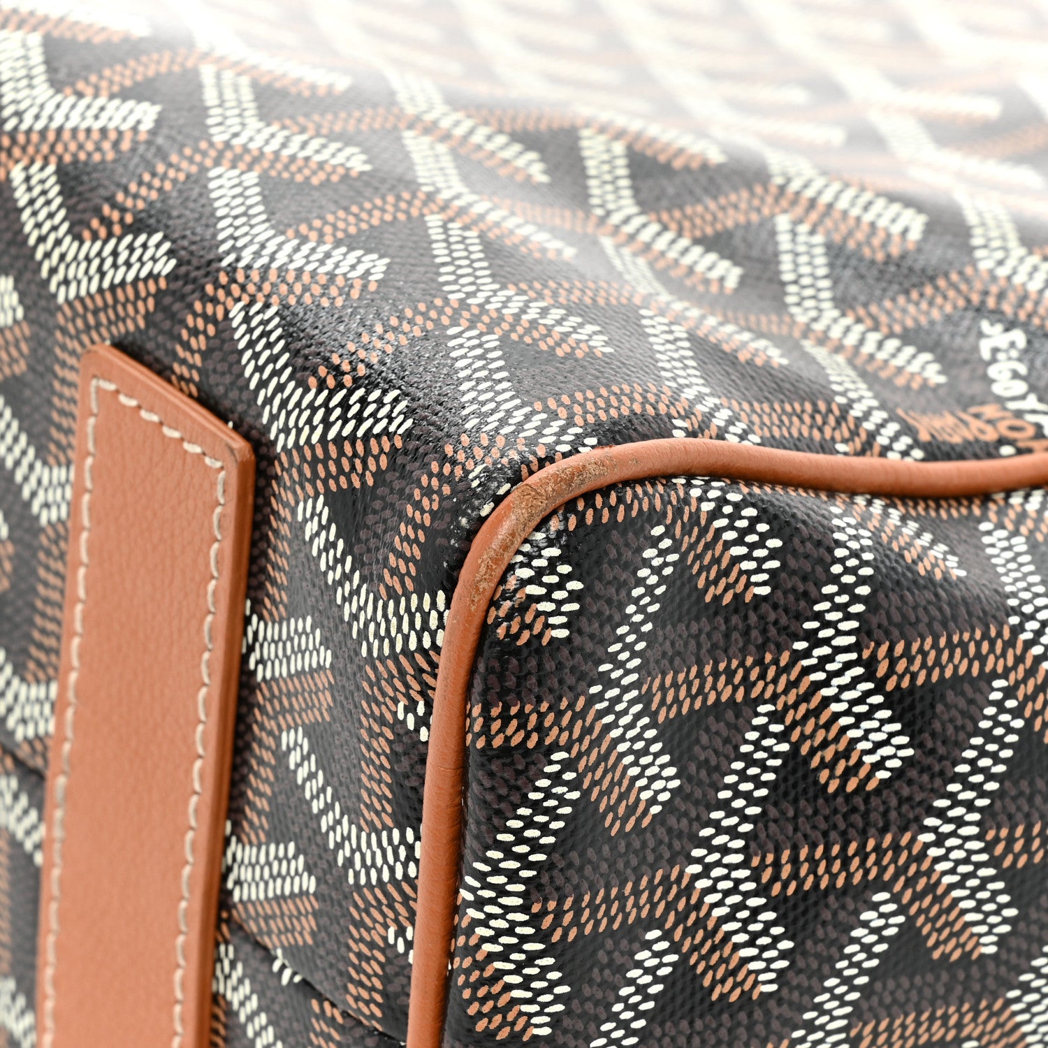 Goyard Goyardine Voltaire III Tote Black Gold 19 of 19