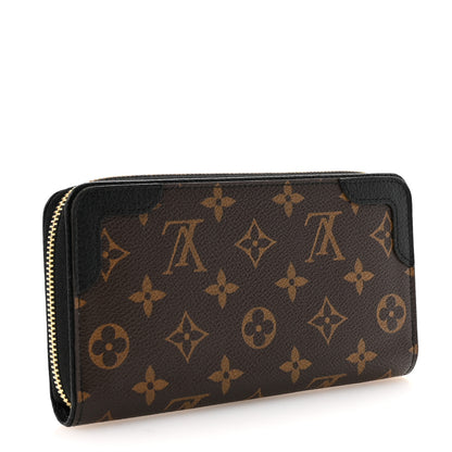Louis Vuitton Monogram Zippy Retiro Wallet Black 3 of 7