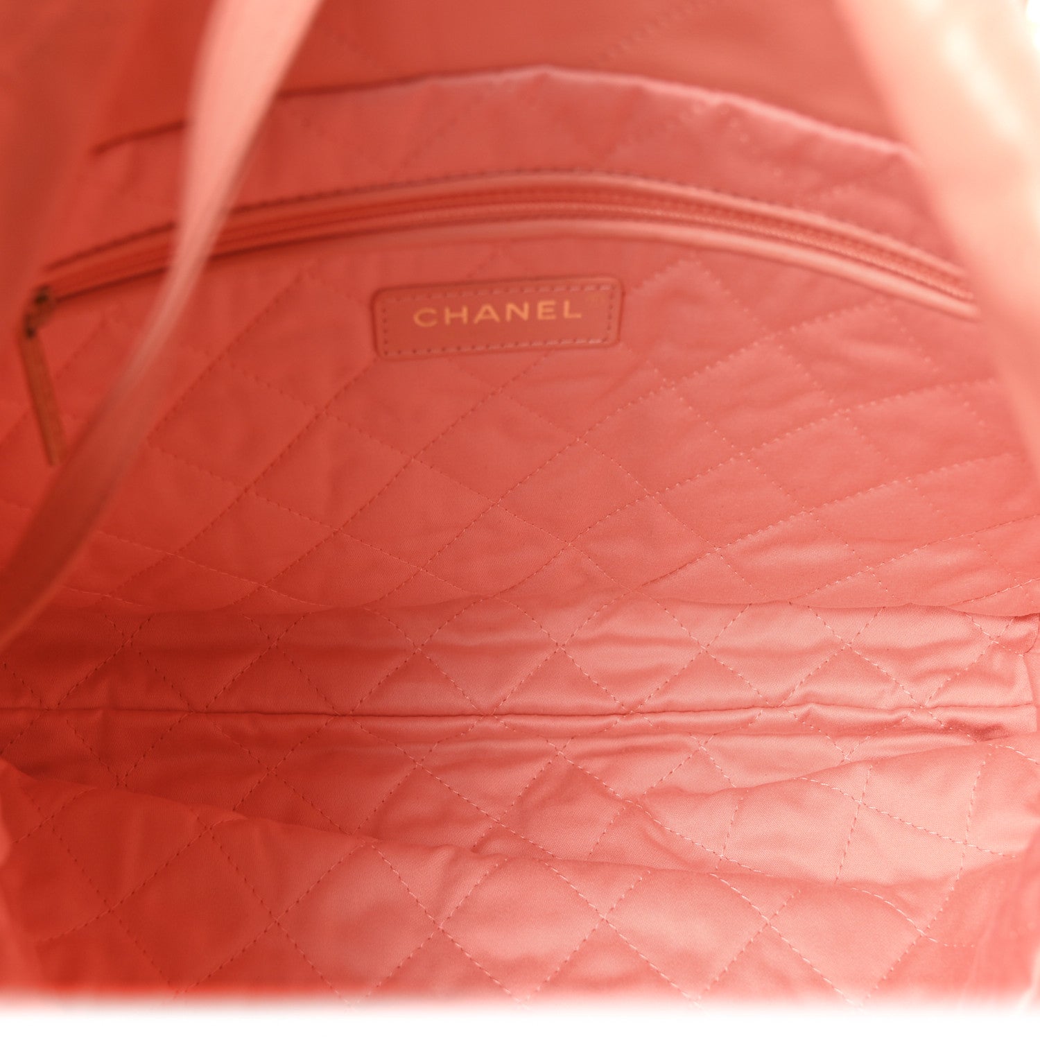 Chanel Shiny Calfskin Quilted Chanel 22 Light Orange 6 of 11