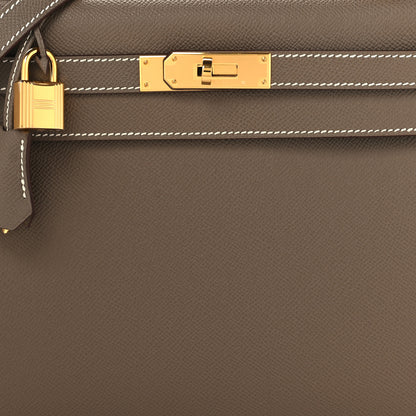 Hermes Epsom Kelly Sellier 28 Etoupe 8 of 11