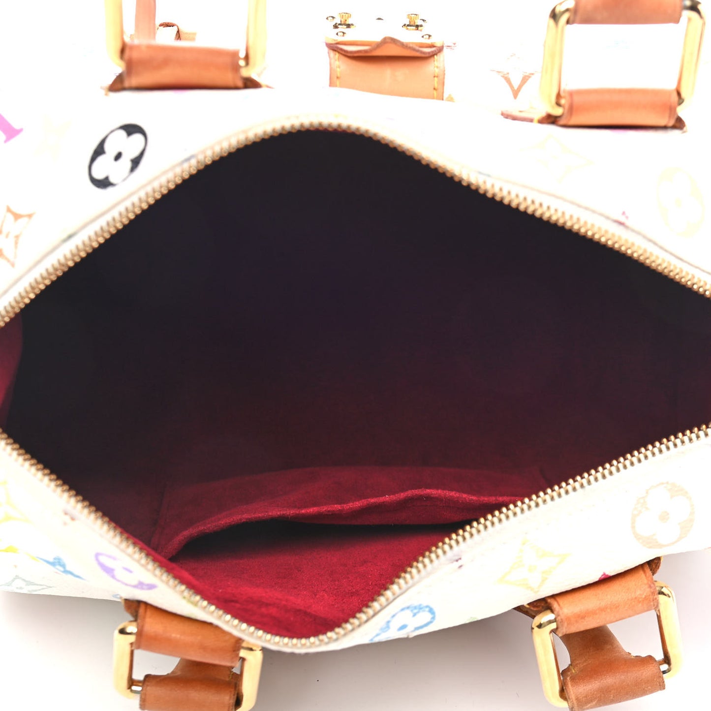 Monogram Multicolor Speedy 30 White