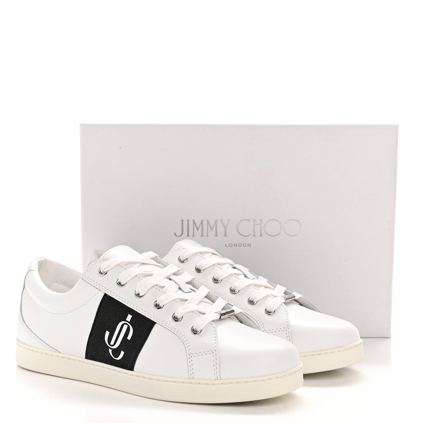 Nappa Glitter Cash JC Sneakers 41 White Black
