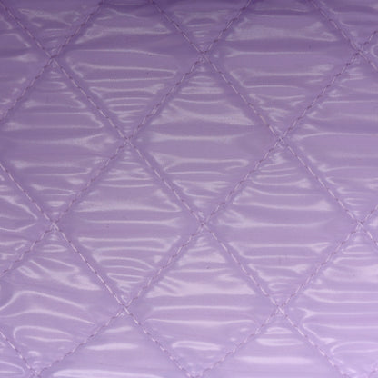 Chanel Caviar Quilted Toiletry Case With Chain Light Purple 5 of 8