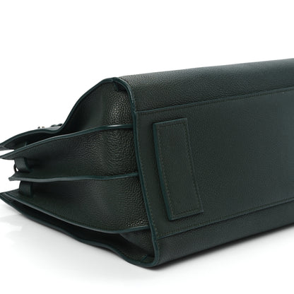 Saint Laurent Grained Calfskin Small Supple Sac De Jour Dark Vert 10 of 13