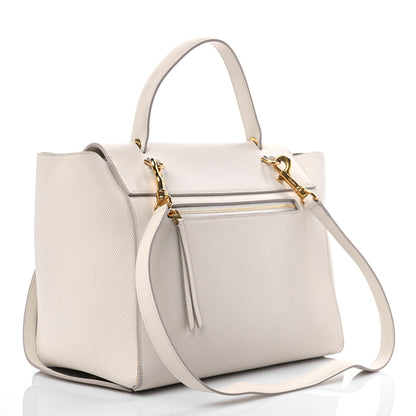 Celine Grained Calfskin Mini Belt Bag White 3 of 14