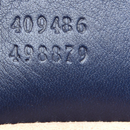 Gucci GG Supreme Monogram Calfskin Medium Padlock Shoulder Bag Beige Blue Mystic White Hibiscus Red 7 of 9