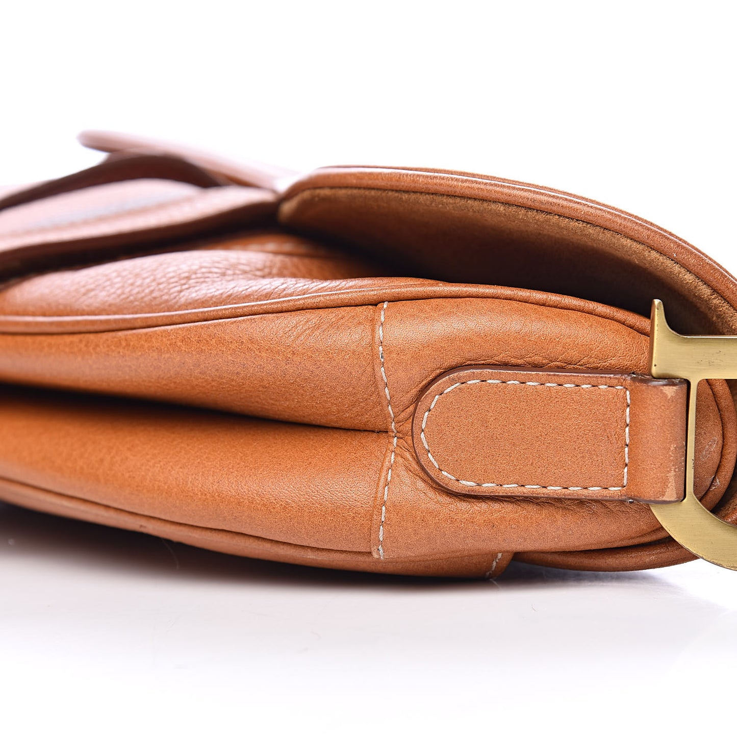 Calfskin Saddle Bag Tan