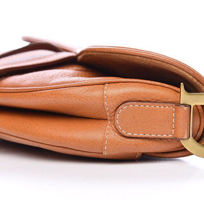 Christian Dior Calfskin Saddle Bag Tan 15 of 16