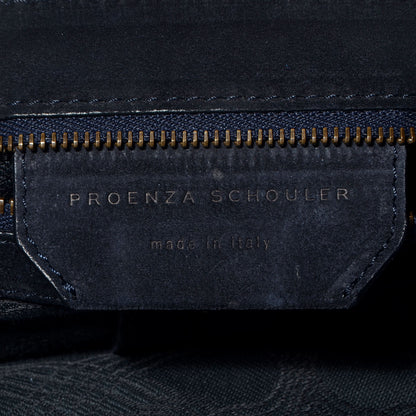 Proenza Schouler Suede PS1 Medium Satchel Navy 13 of 14