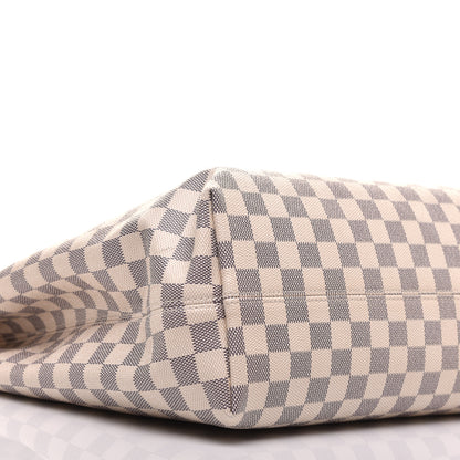 Louis Vuitton Damier Azur Graceful MM Rose Ballerine 7 of 9