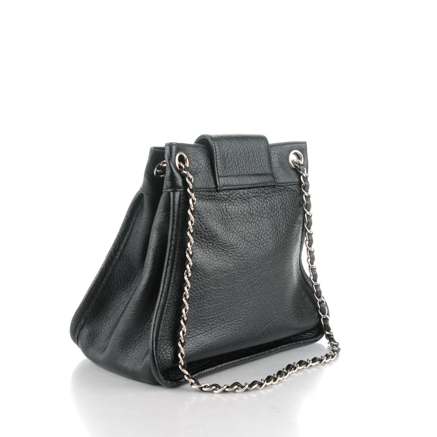 Chanel Calfskin Mademoiselle Shoulder Bag Black 3 of 8