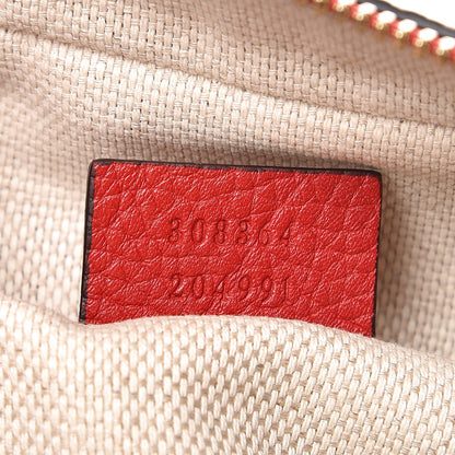 Gucci Pebbled Calfskin Small Soho Disco Bag Tabasco Red 7 of 7