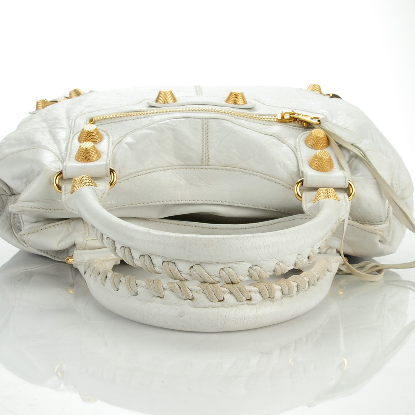 Chevre Giant 21 Gold Hardware Brief White
