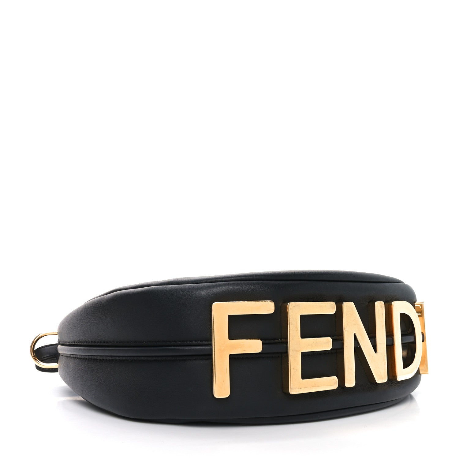 Fendi Vitello Grace Matte Small Fendigraphy Hobo Bag Black 4 of 10