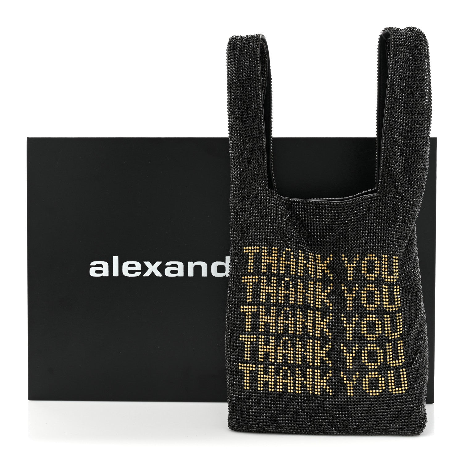 Alexander Wang Crystal Mini Wanglock Shopper Black 9 of 9
