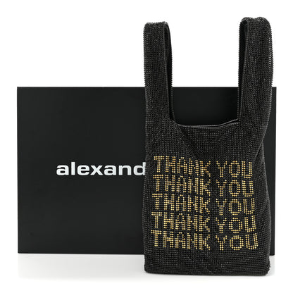 Alexander Wang Crystal Mini Wanglock Shopper Black 9 of 9