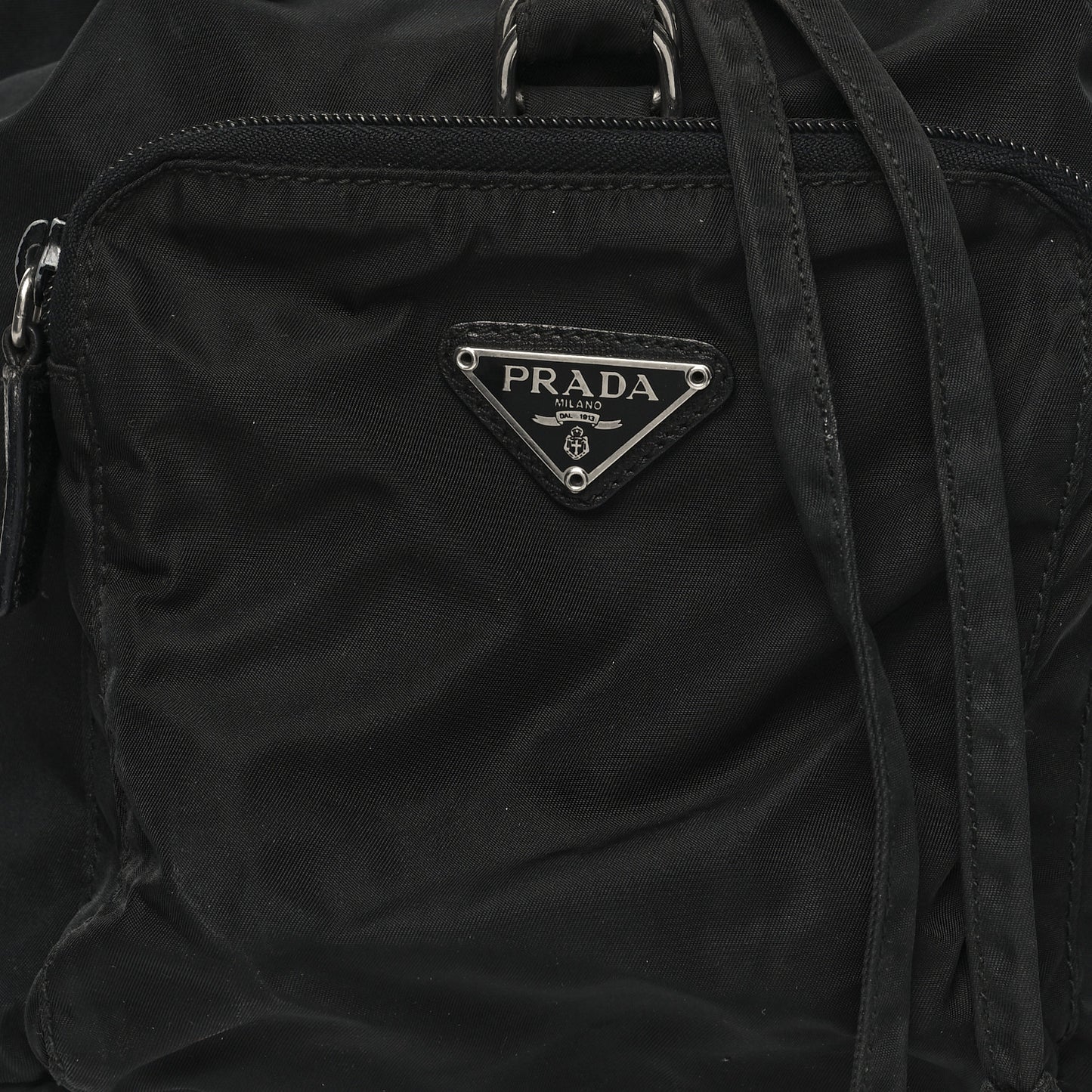 Tessuto Nylon Vela Small Backpack Black