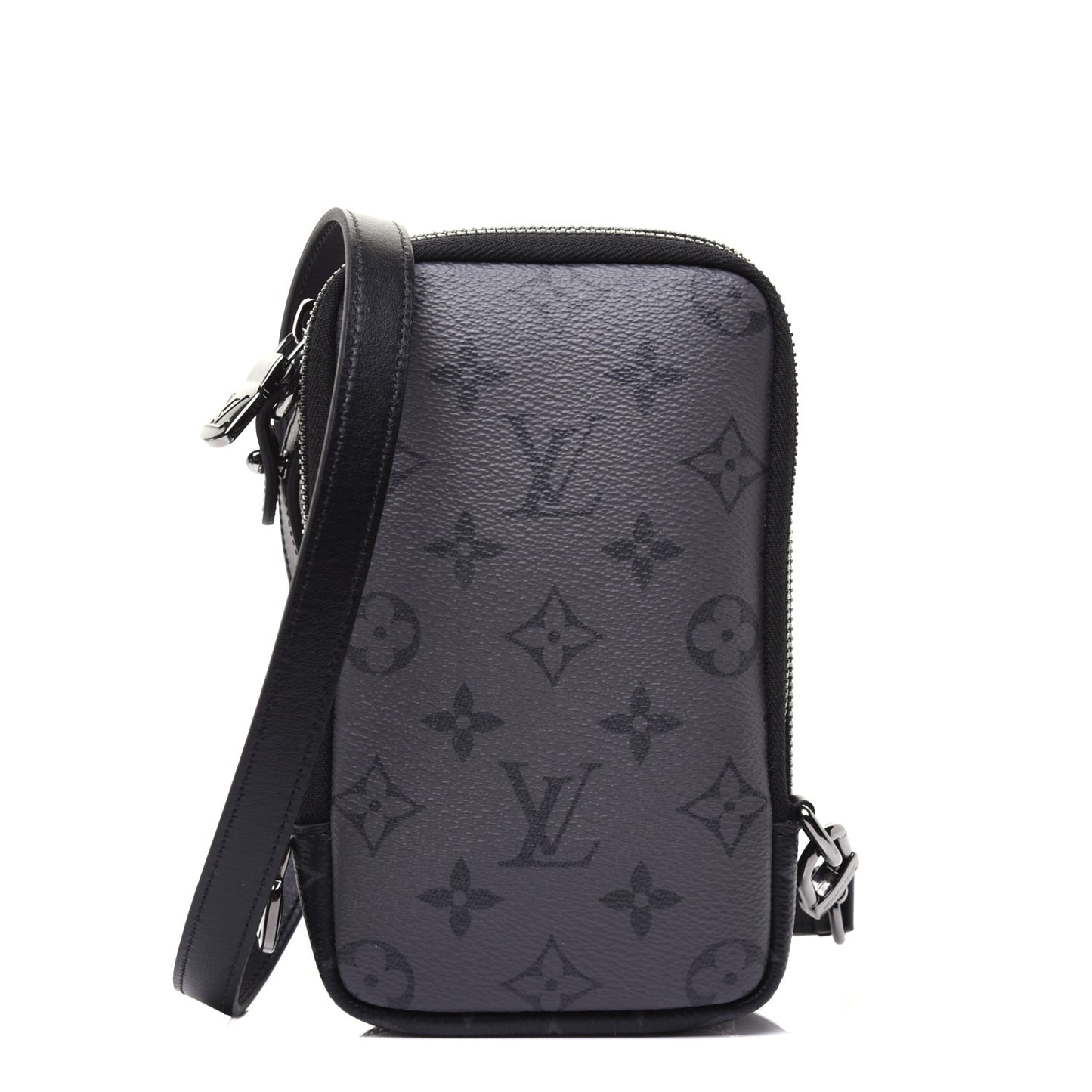 Monogram Eclipse Reverse Double Phone Pouch