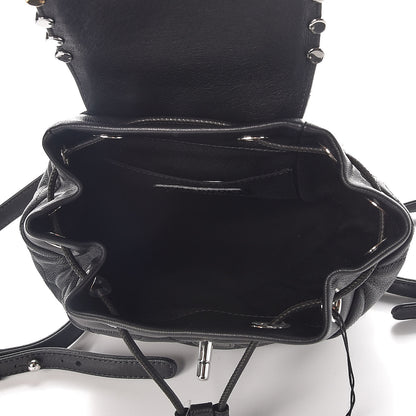 Chanel Lambskin Quilted Metallic Bubble Backpack Black 7 of 11
