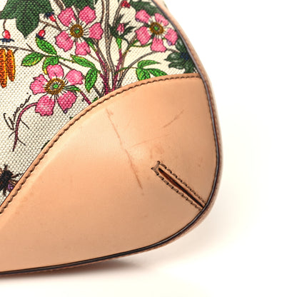 Gucci Canvas Floral Flora Hasler Hobo Beige 16 of 18