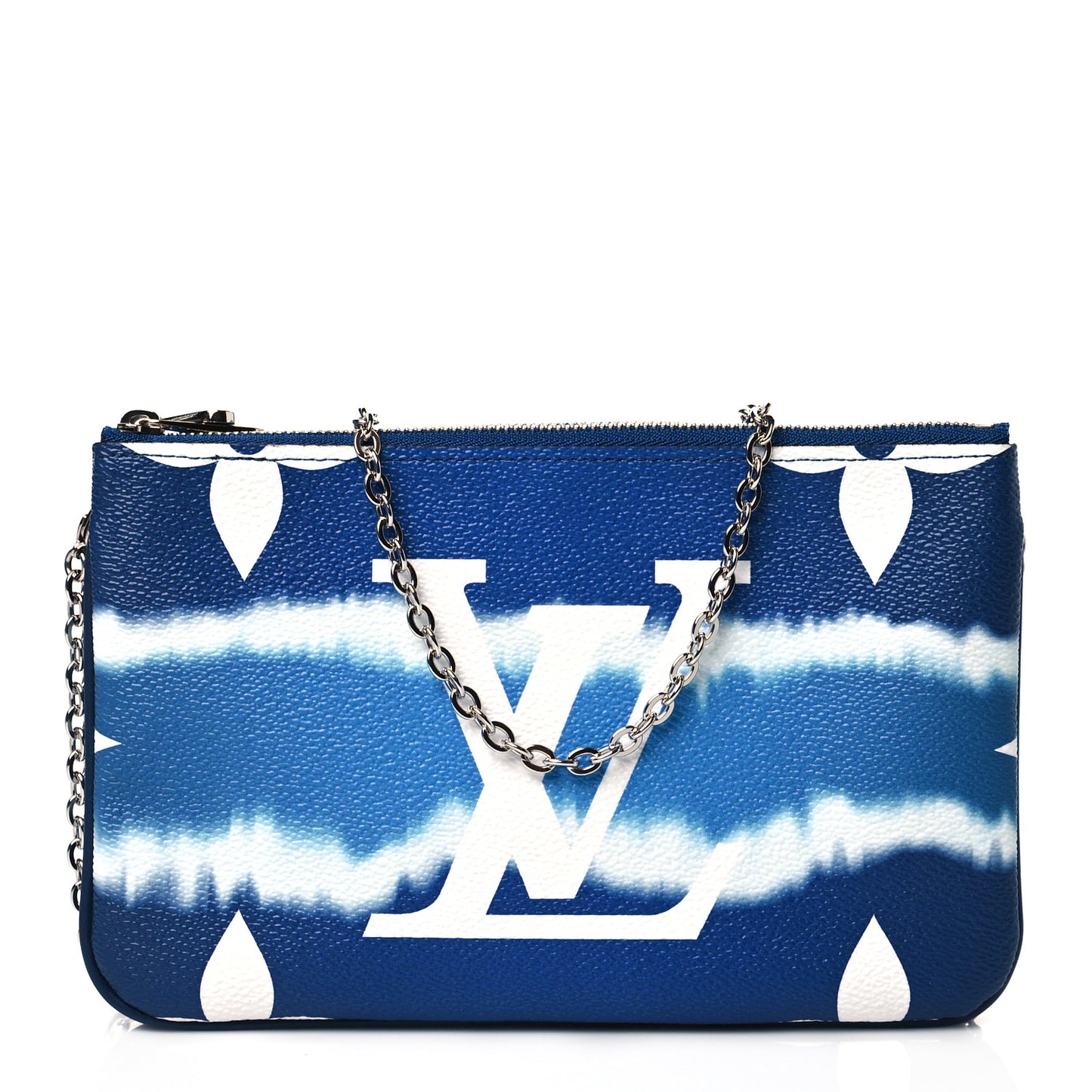 Monogram Giant Escale Double Zip Pochette Blue