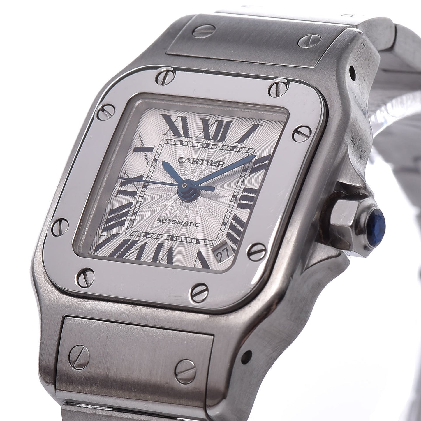 Stainless Steel 24mm Santos de Galbee Automatic Watch
