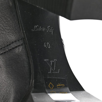 Louis Vuitton Calfskin Monogram Star Trail Ankle Boots 40 Black 6 of 8