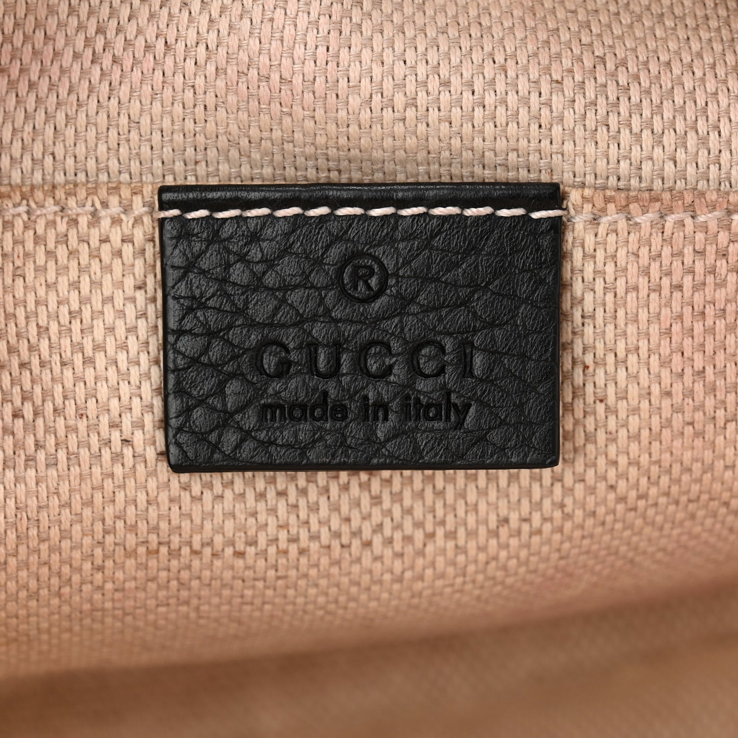 Pebbled Calfskin Small Soho Disco Bag Black
