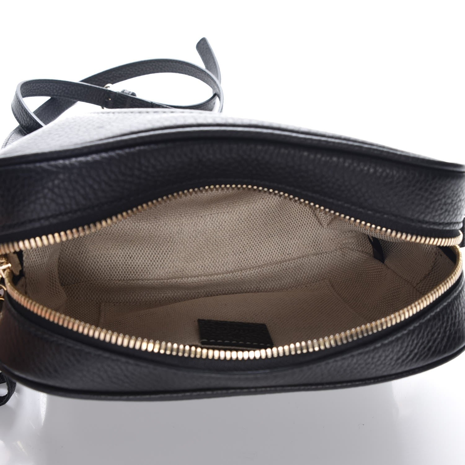 Gucci Pebbled Calfskin Small Soho Disco Bag Black 11 of 13