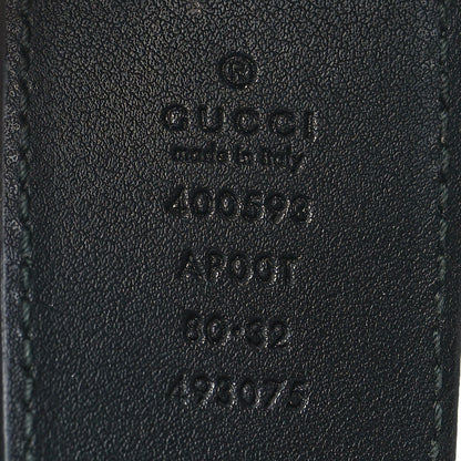 Gucci Calfskin Double G 40mm Belt 80 32 Black 5 of 5