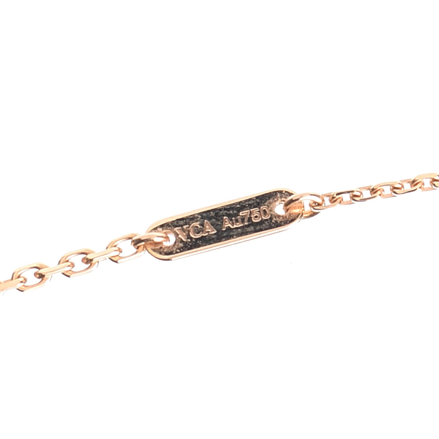 Van Cleef & Arpels 18K Rose Gold Sweet Alhambra Pendant Necklace 6 of 8