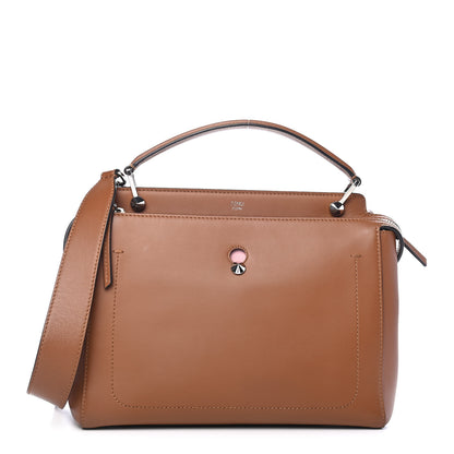 Fendi Vitello Baltico Dolce DotCom Satchel Corteccia Bubblegum 1 of 9