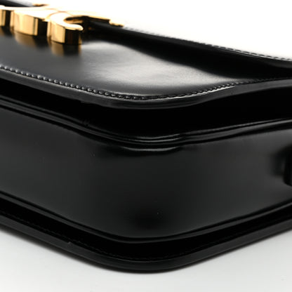 Celine Shiny Calfskin Medium Triomphe Black 13 of 13