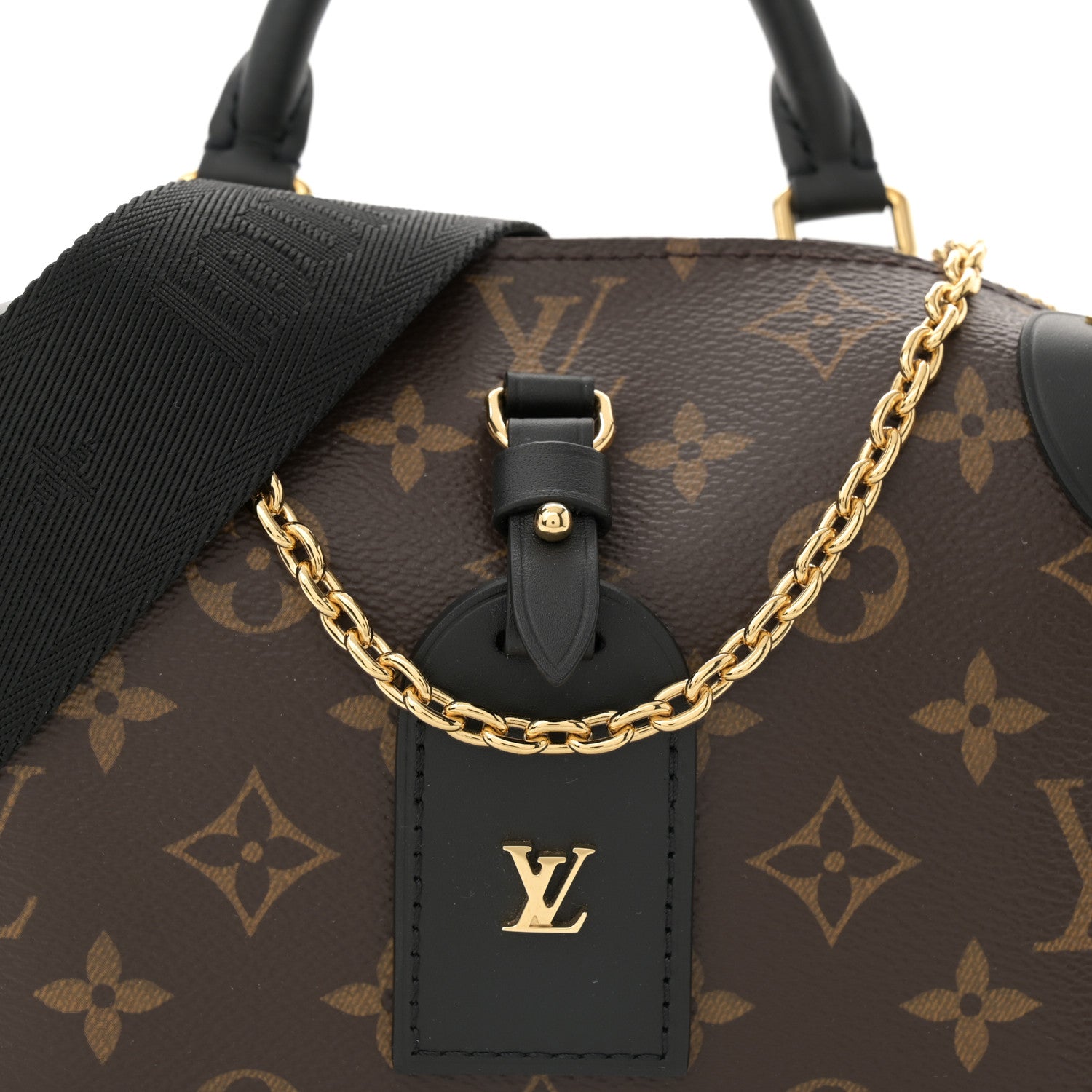 Louis Vuitton Monogram Petite Malle Souple Black 7 of 9