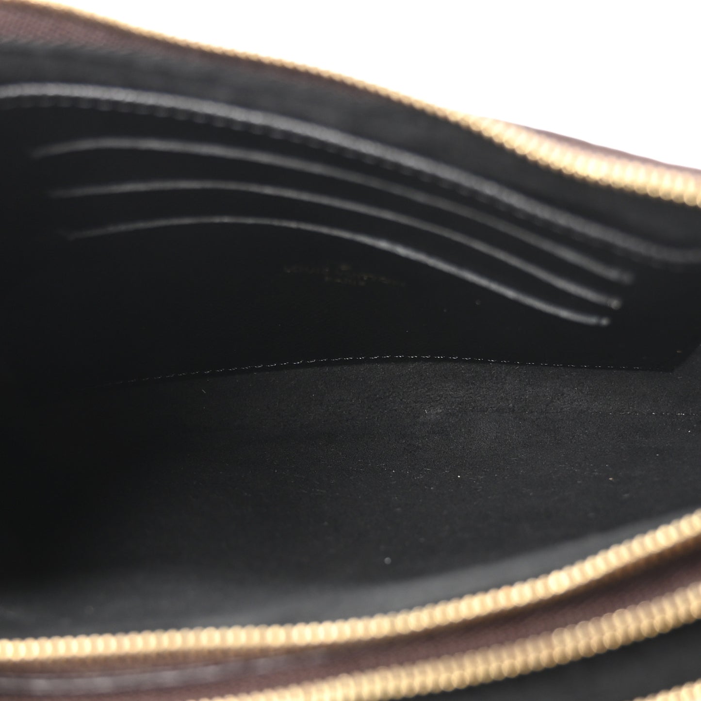 Reverse Monogram Giant Double Zip Pochette