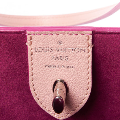 Louis Vuitton Calfskin Perforated Lockme Cabas Rose Poudre Creme 7 of 7