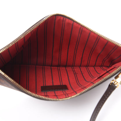 Louis Vuitton Damier Ebene Neverfull MM GM Pochette 5 of 12