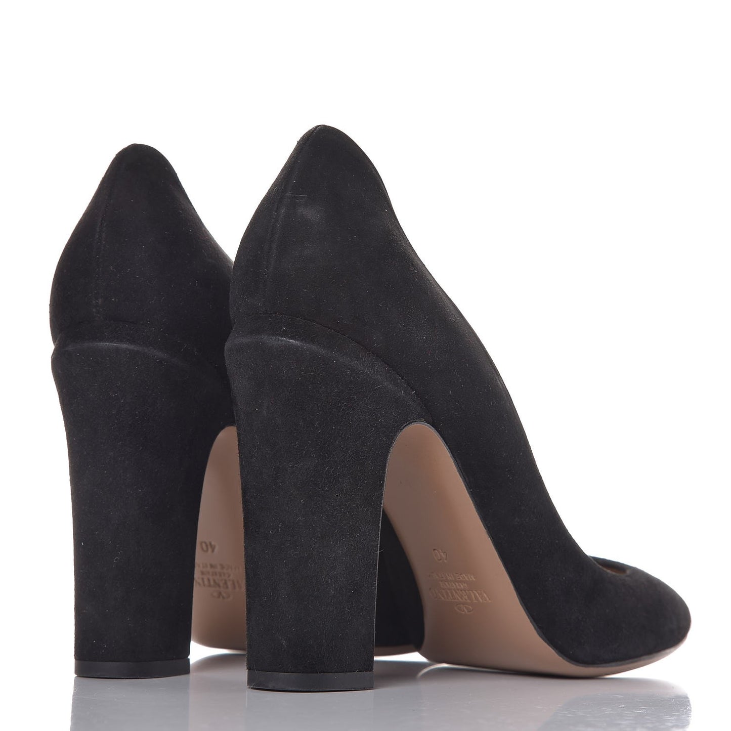 Suede Tan-Go Mary Jane 100mm Pumps 40 Black
