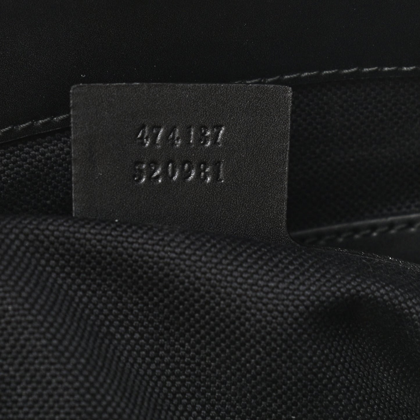 GG Supreme Monogram Appia Calfskin Web Flat Messenger Bag Black Grey