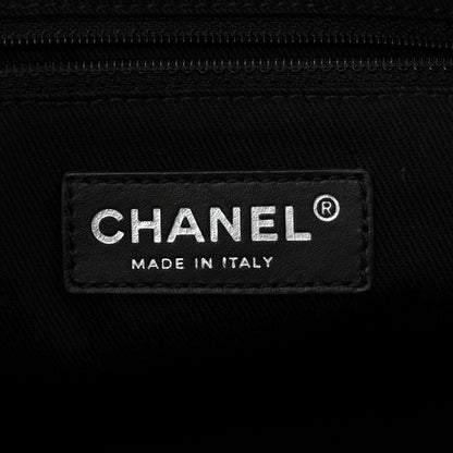 Chanel Iridescent Calfskin Quilted VIP Bowling Bag Black 7 of 13