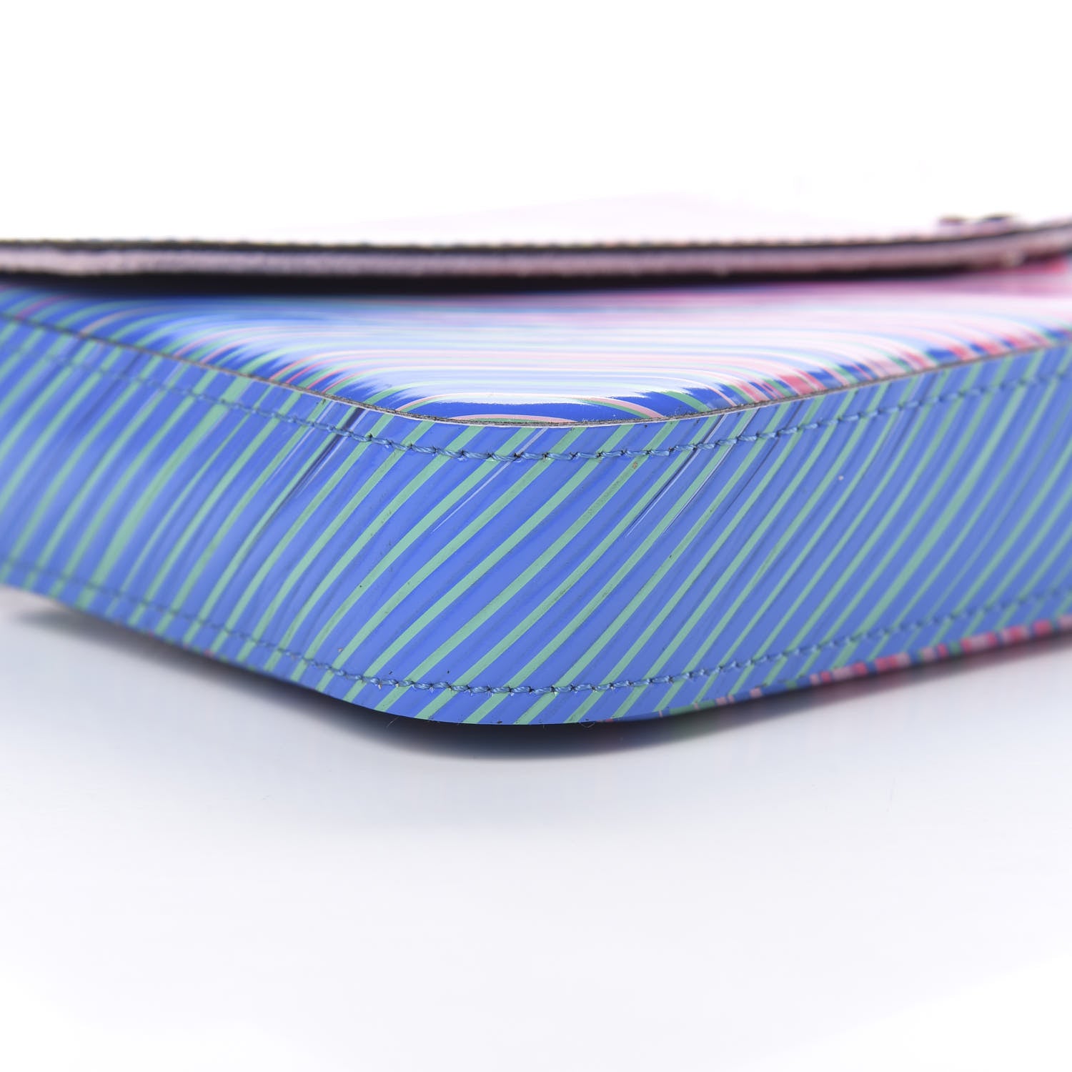 Louis Vuitton Epi Tropical Pochette Felicie Blue Rose 11 of 14